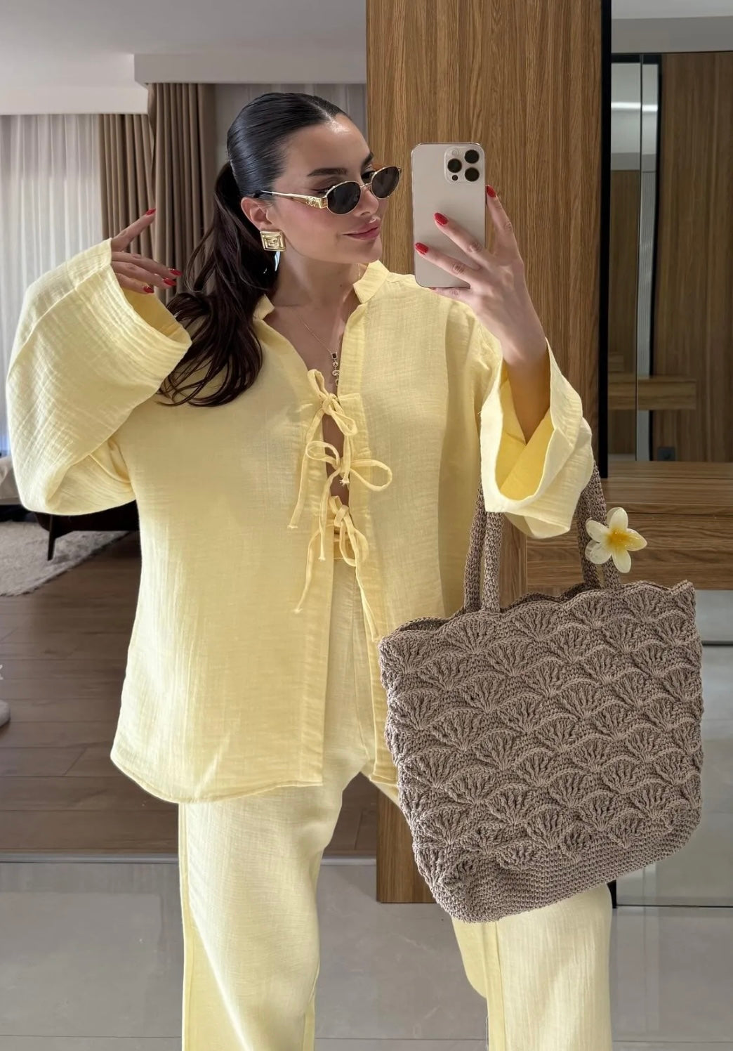 Butter Yellow Ribbon Set