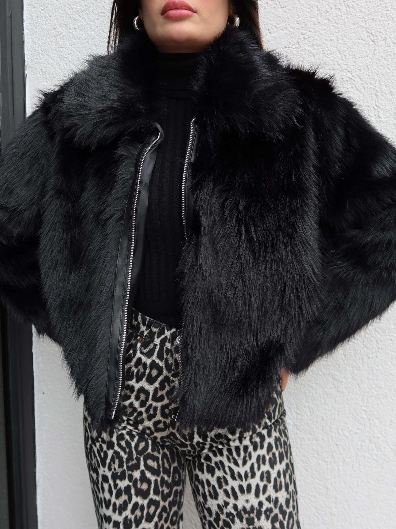 Black Fur Jacket