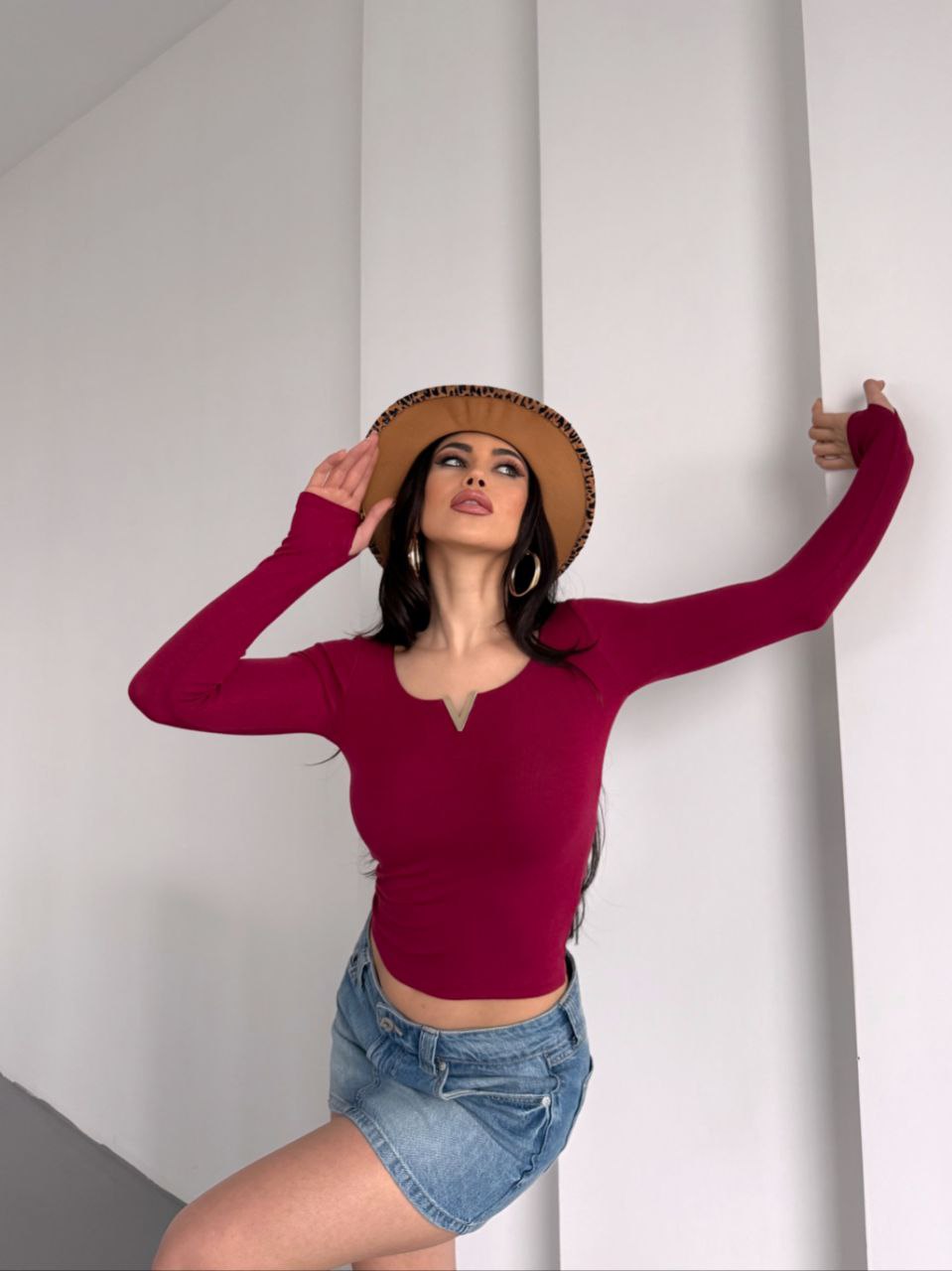 Burgundy Top