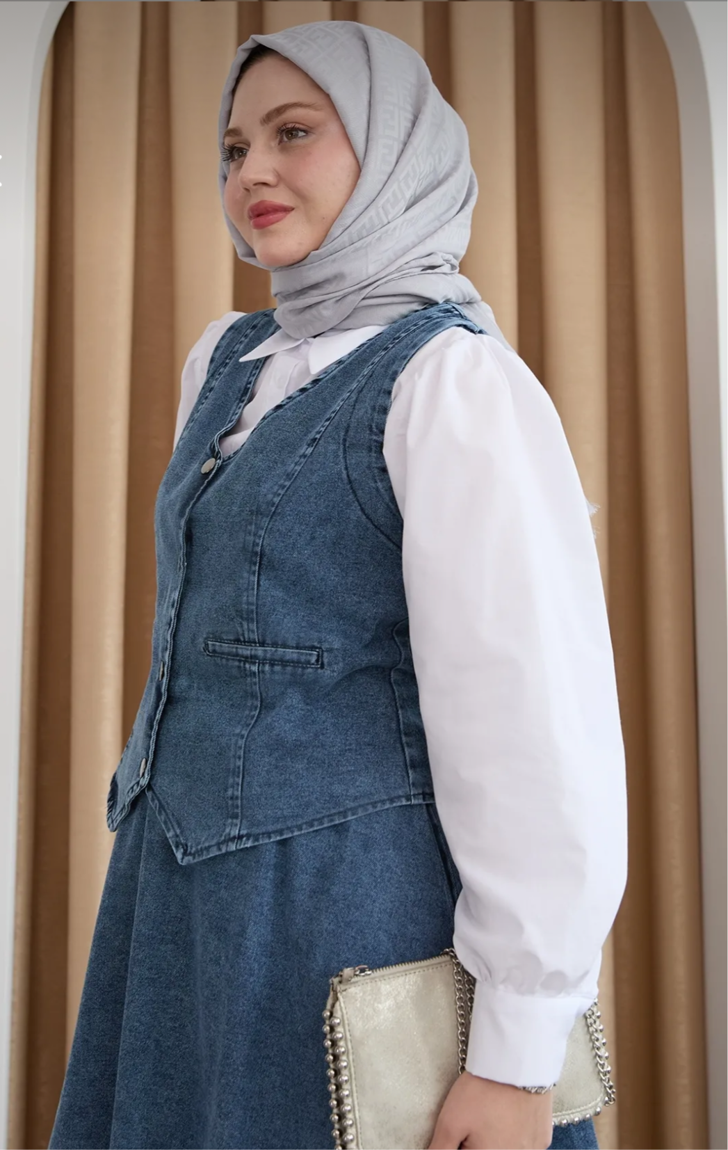 Jeans Skirt Set