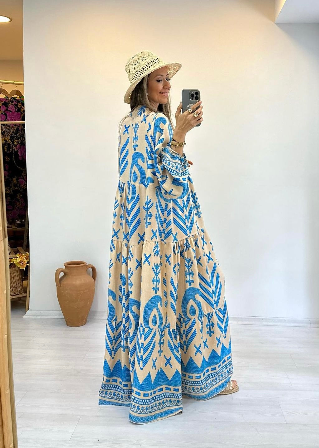 Cyan Blue Dress
