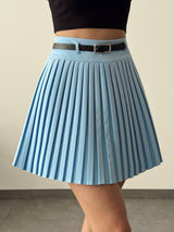 Baby blue skirt