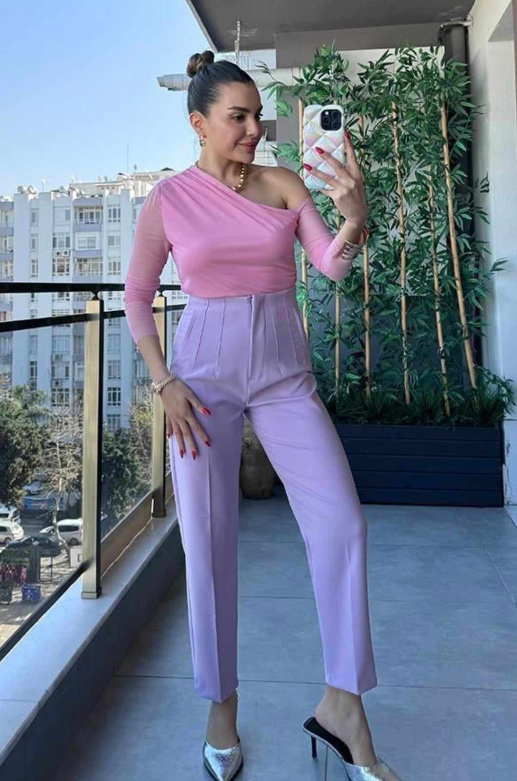 Lilac pants