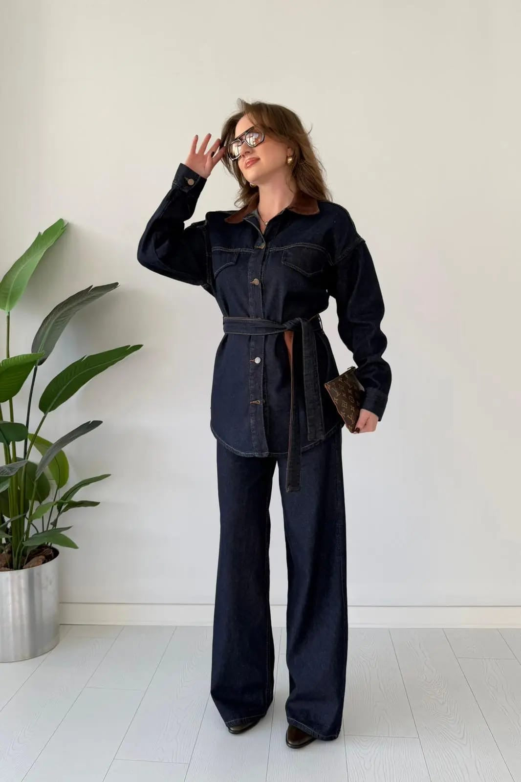 Cocoa Blue Denim Set