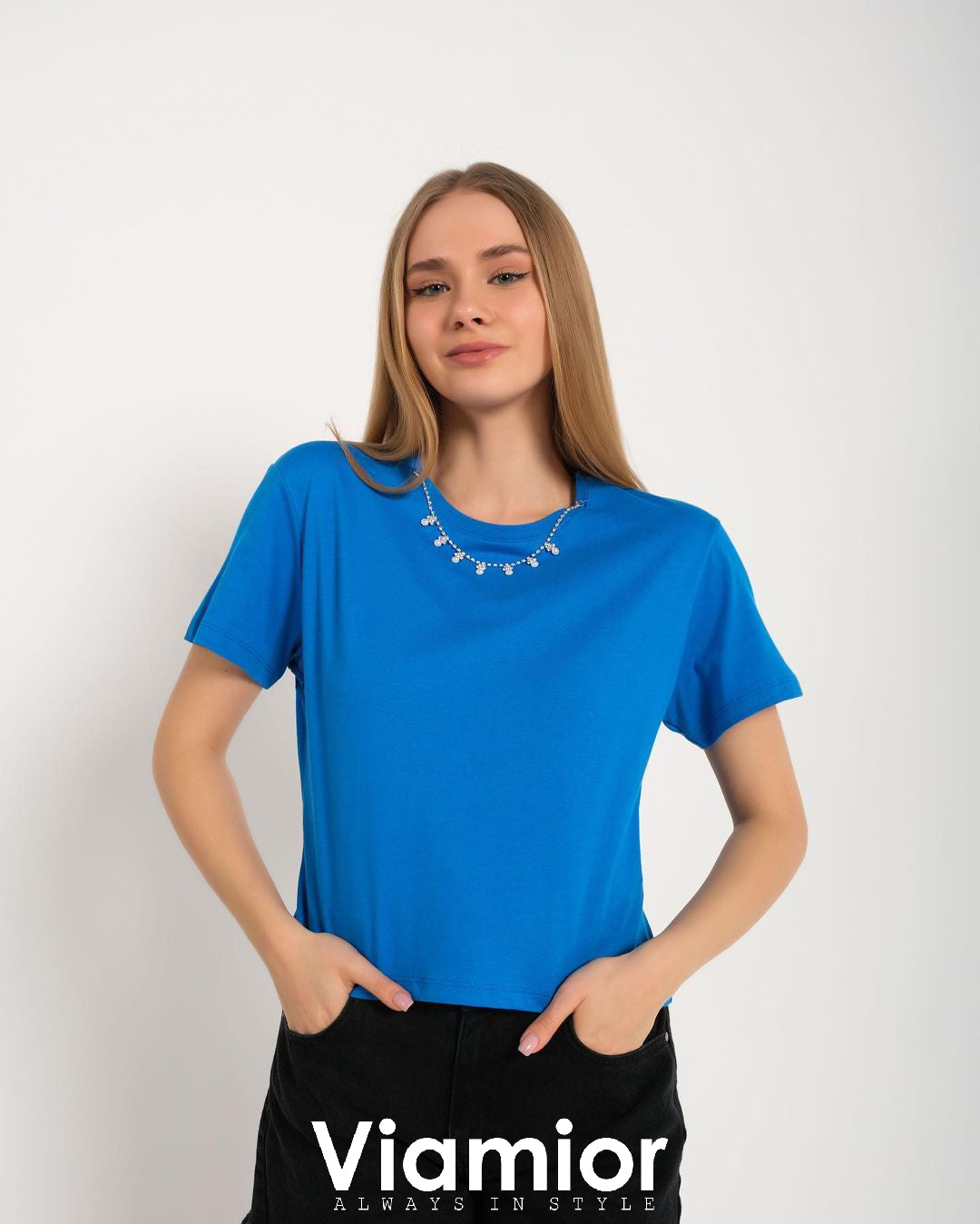 Indigo Necklace Top