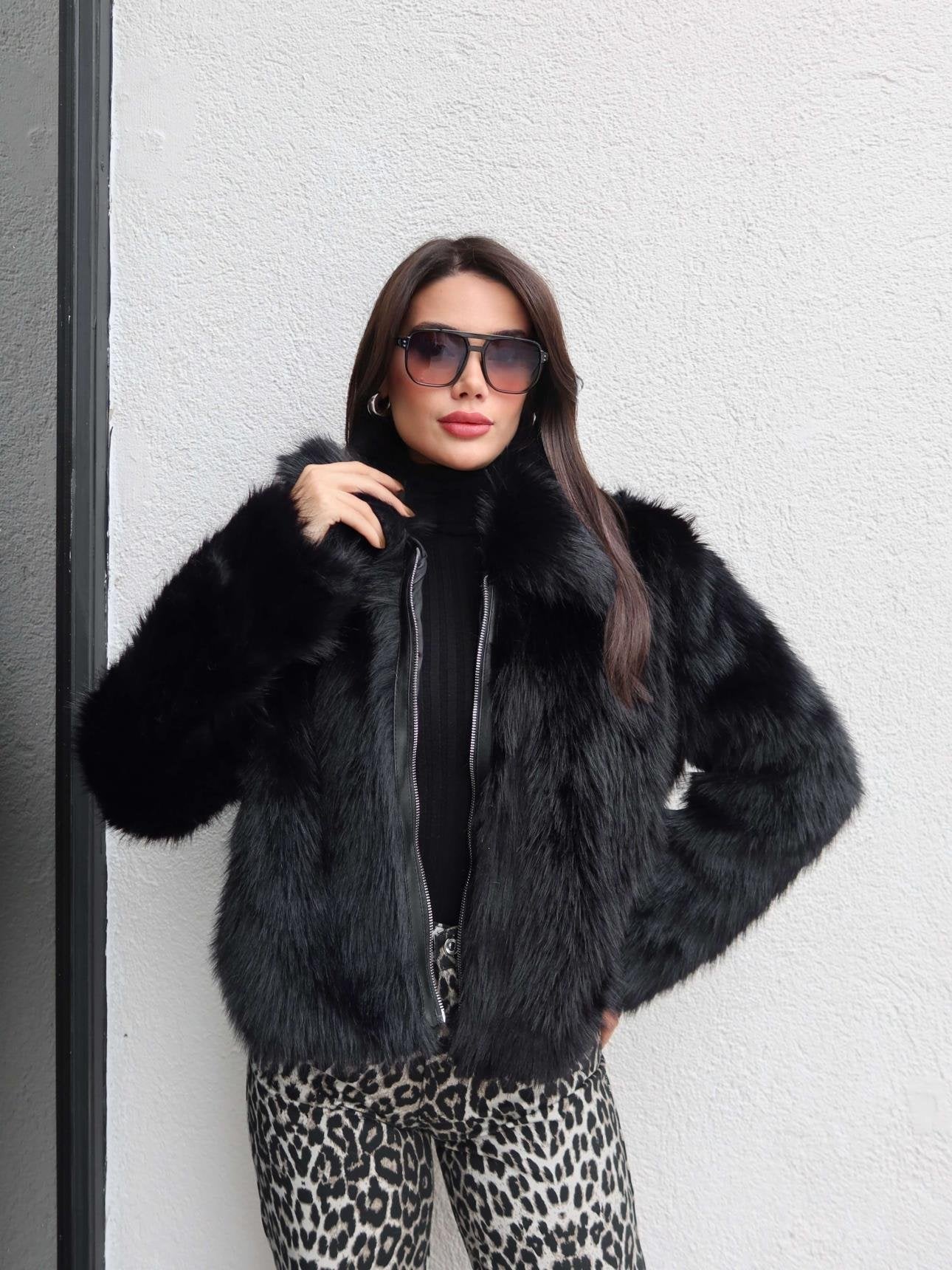 Black Fur Jacket