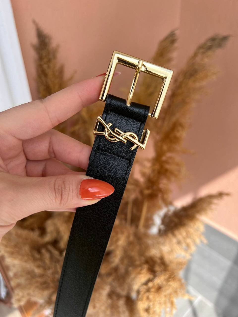 Black-Gold YSL Belt