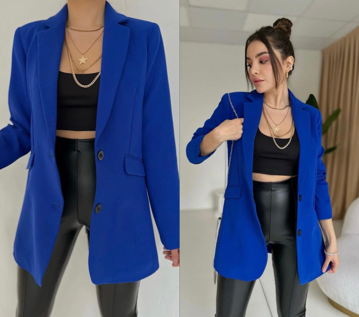 Indigo blazer