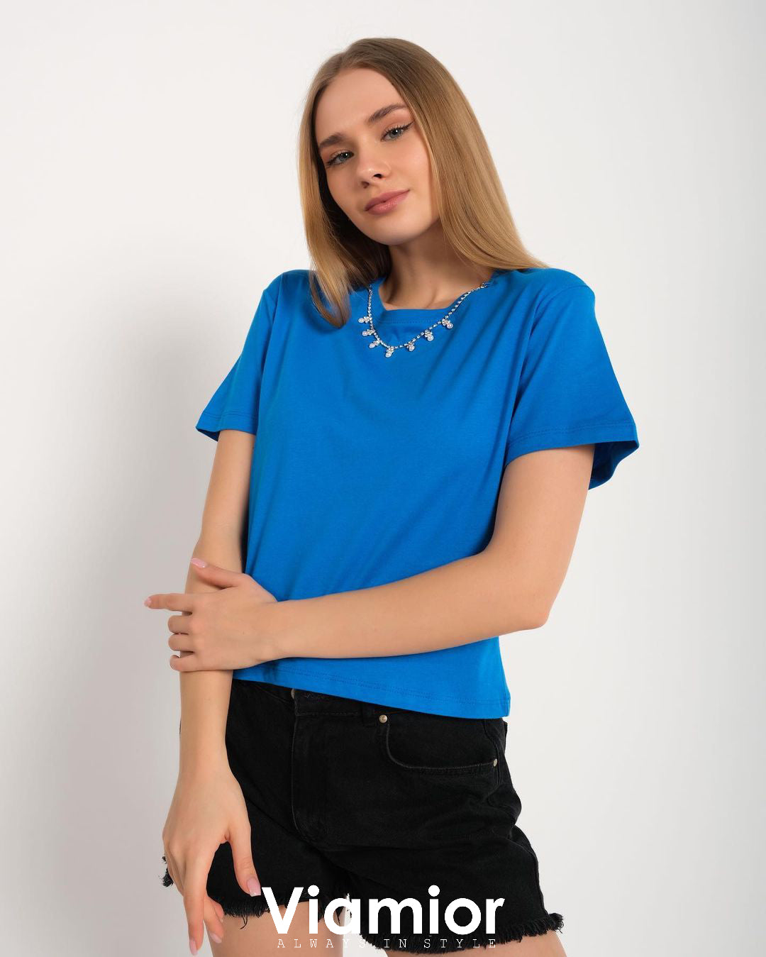 Indigo Necklace Top