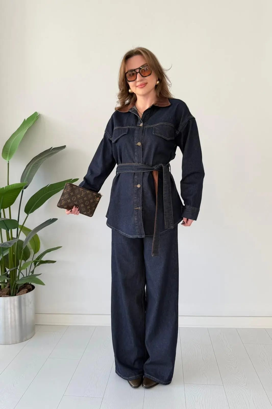Cocoa Blue Denim Set