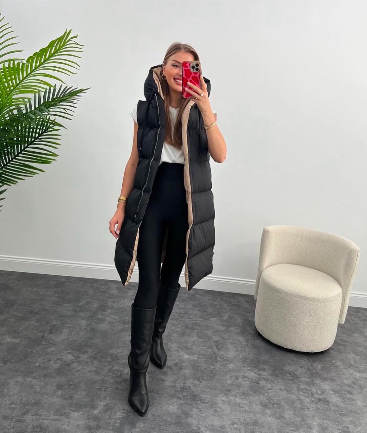 Double Face Vest Jacket