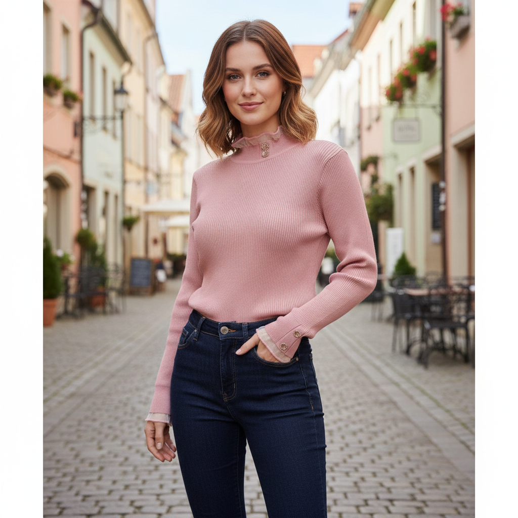 Minimal Chic Rose Top