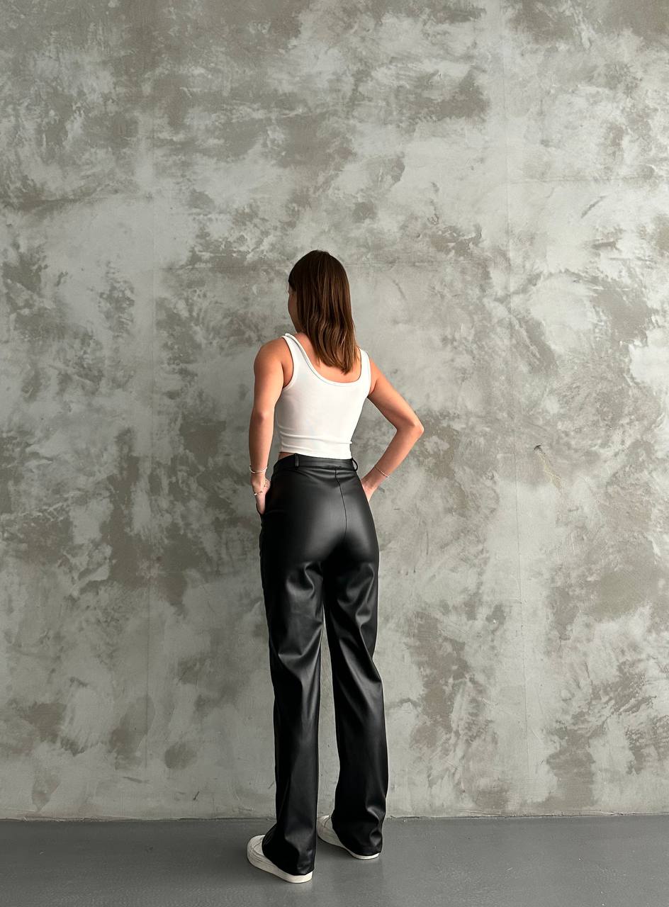Black Leather Pants