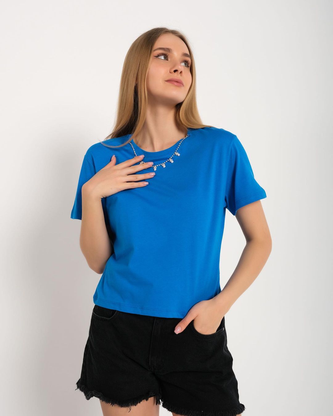 Indigo Necklace Top