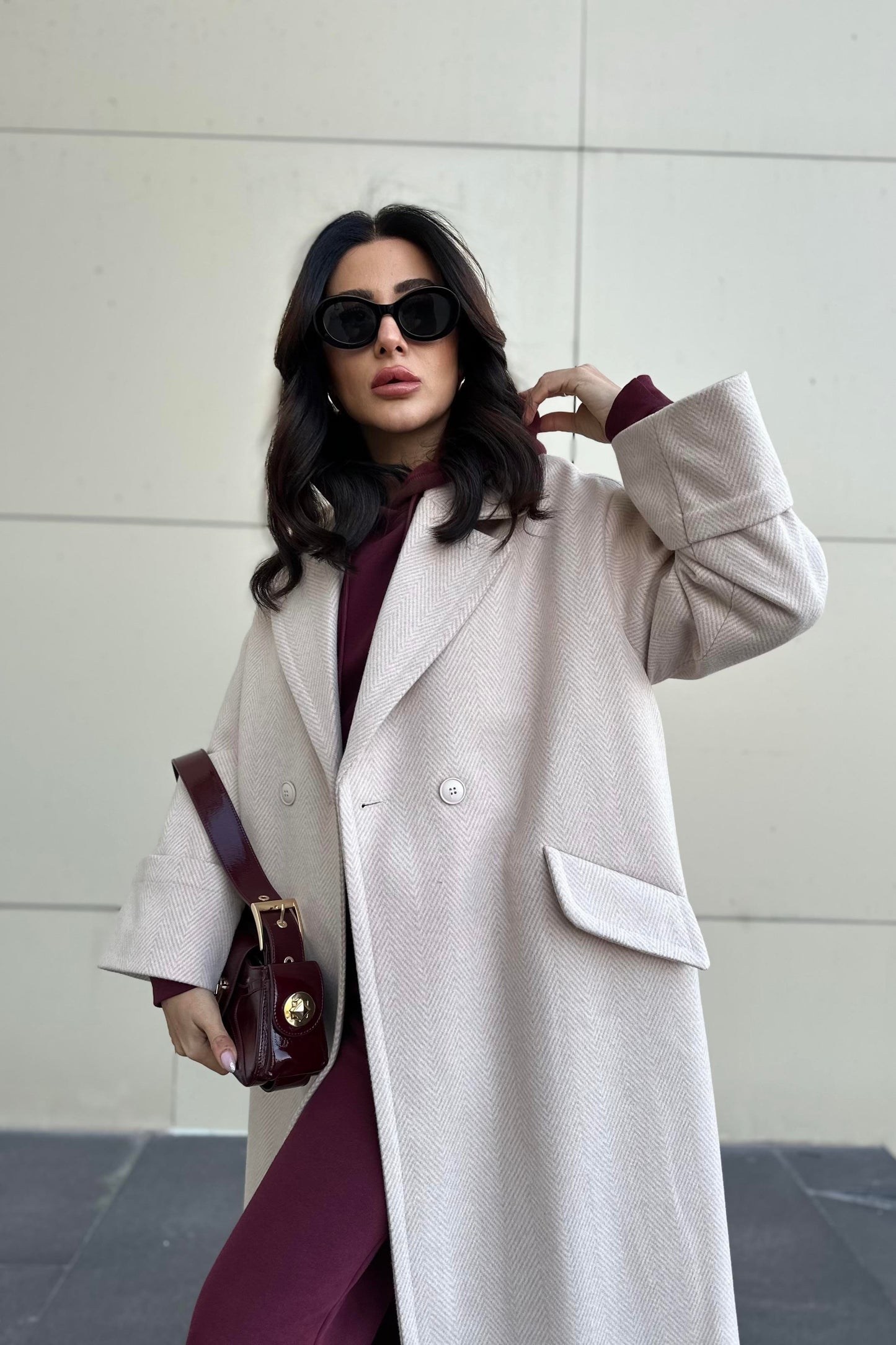 Elegancy Off White Coat