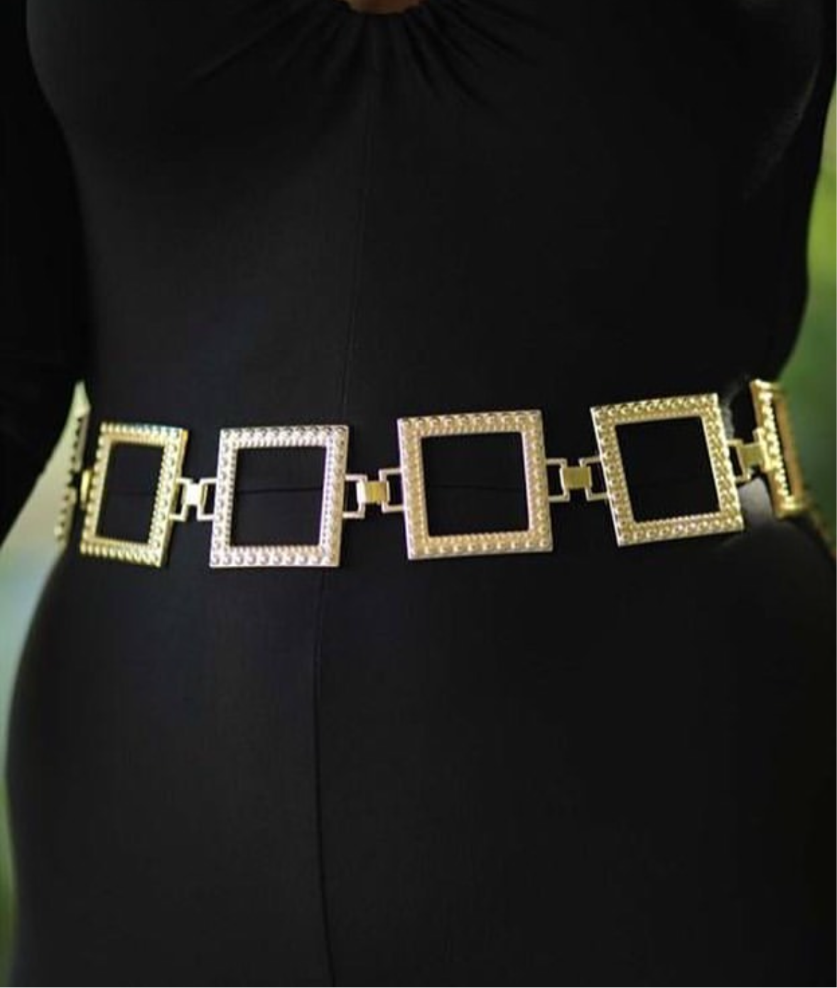 Gold Squares Belt