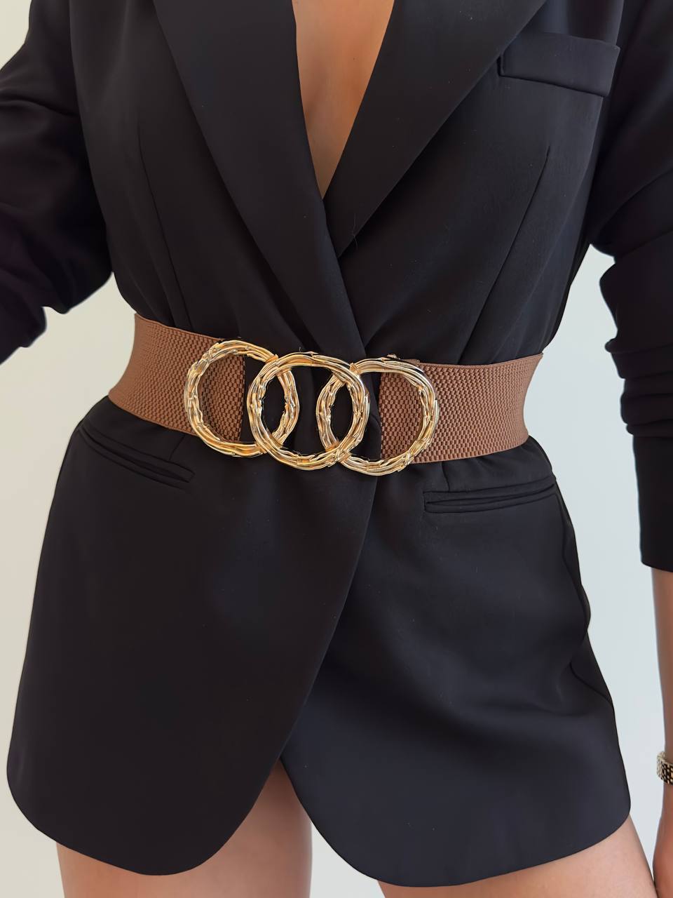 Brown Stretch Belt