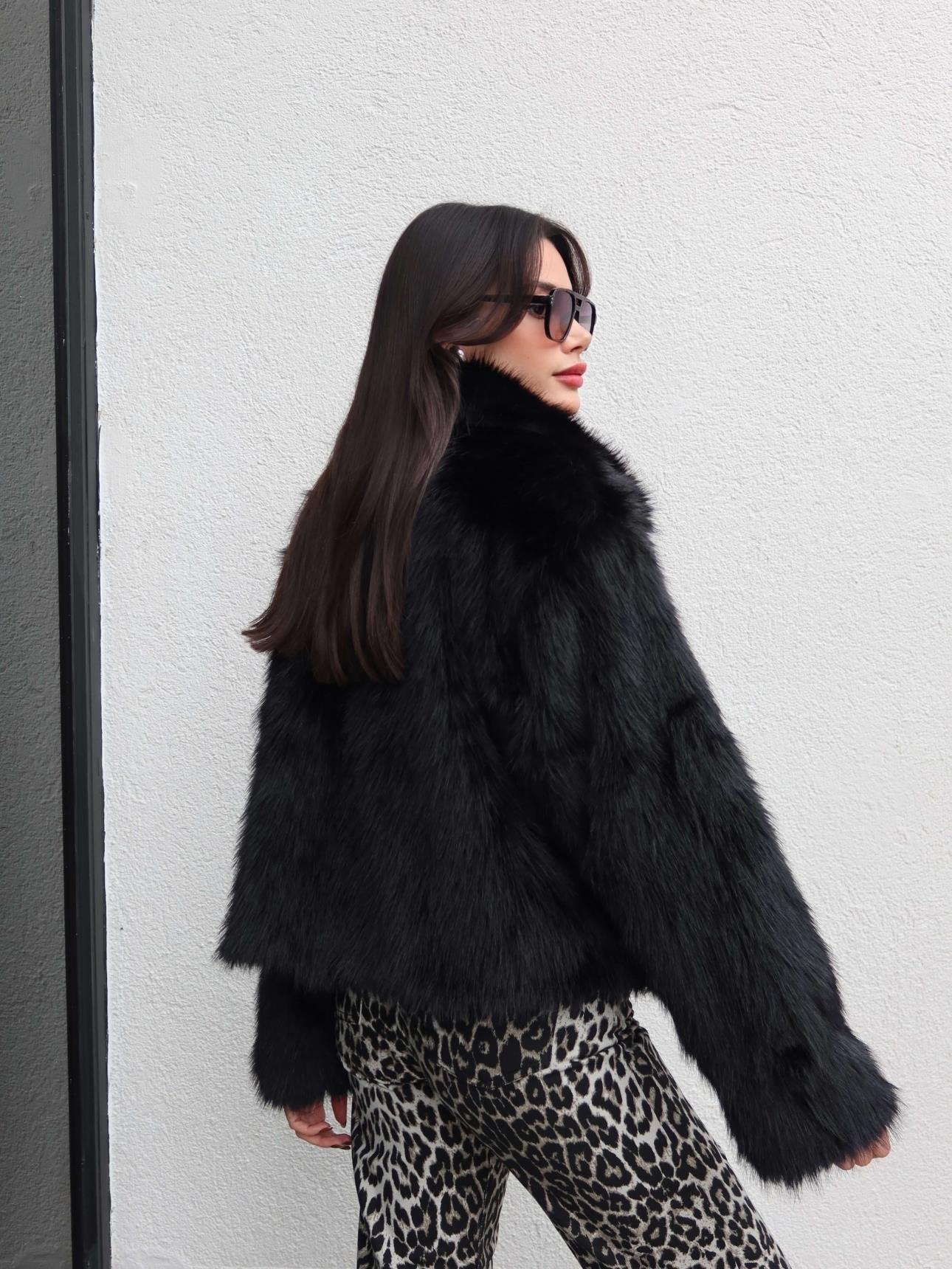 Black Fur Jacket