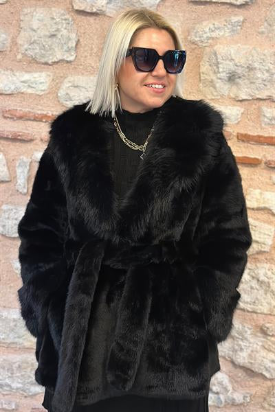 Black Fur Coat