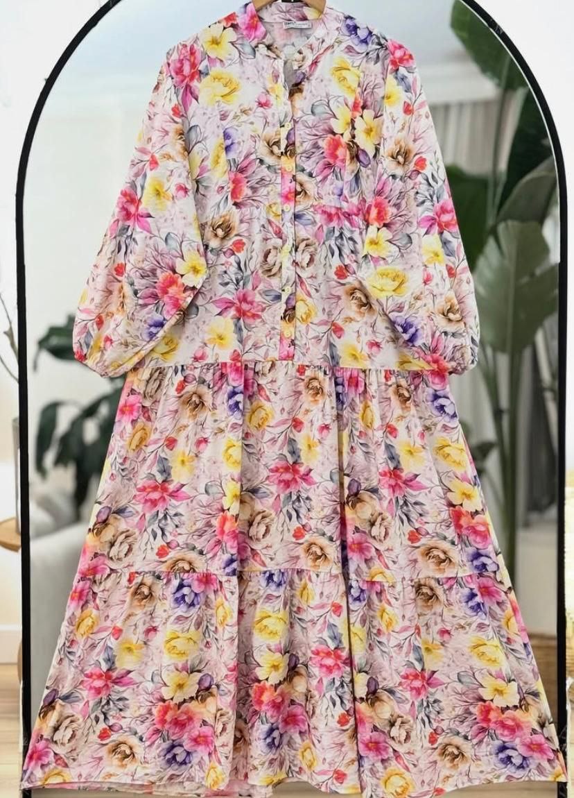 Flowerful Summer Dress