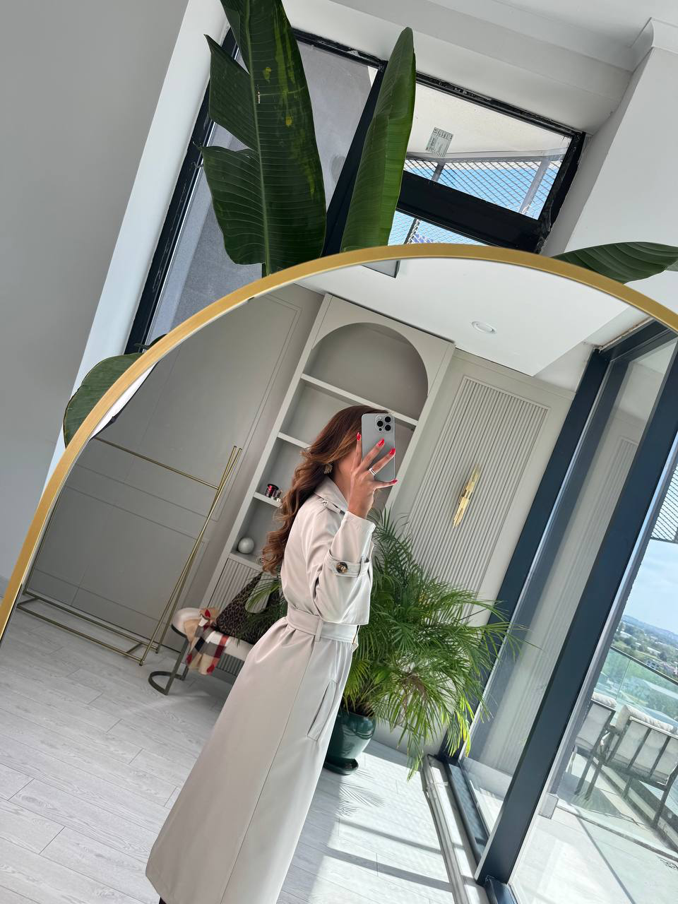 Calm Vanilla Trenchcoat