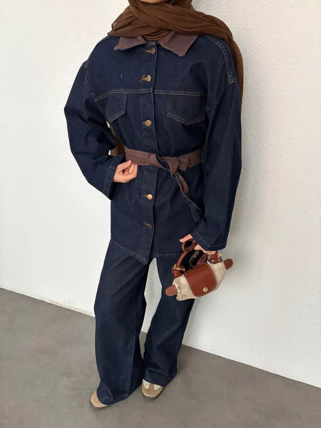 Cocoa Blue Denim Set