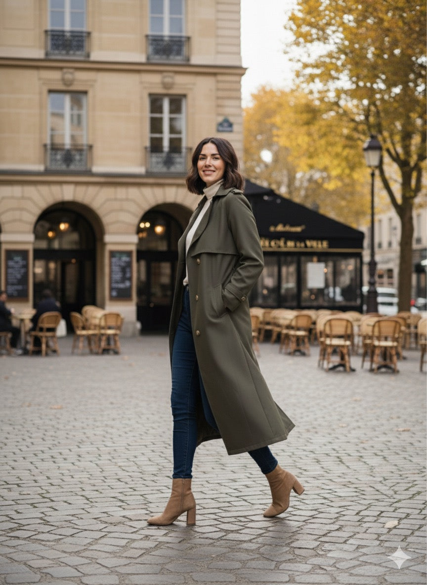 Dark Emerald Trenchcoat