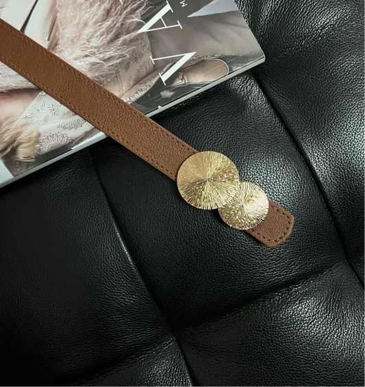 Brown Belt gold design