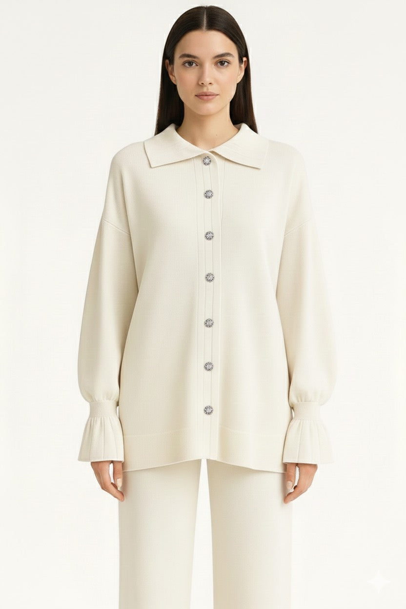 Ivory Elegance Tricot Set