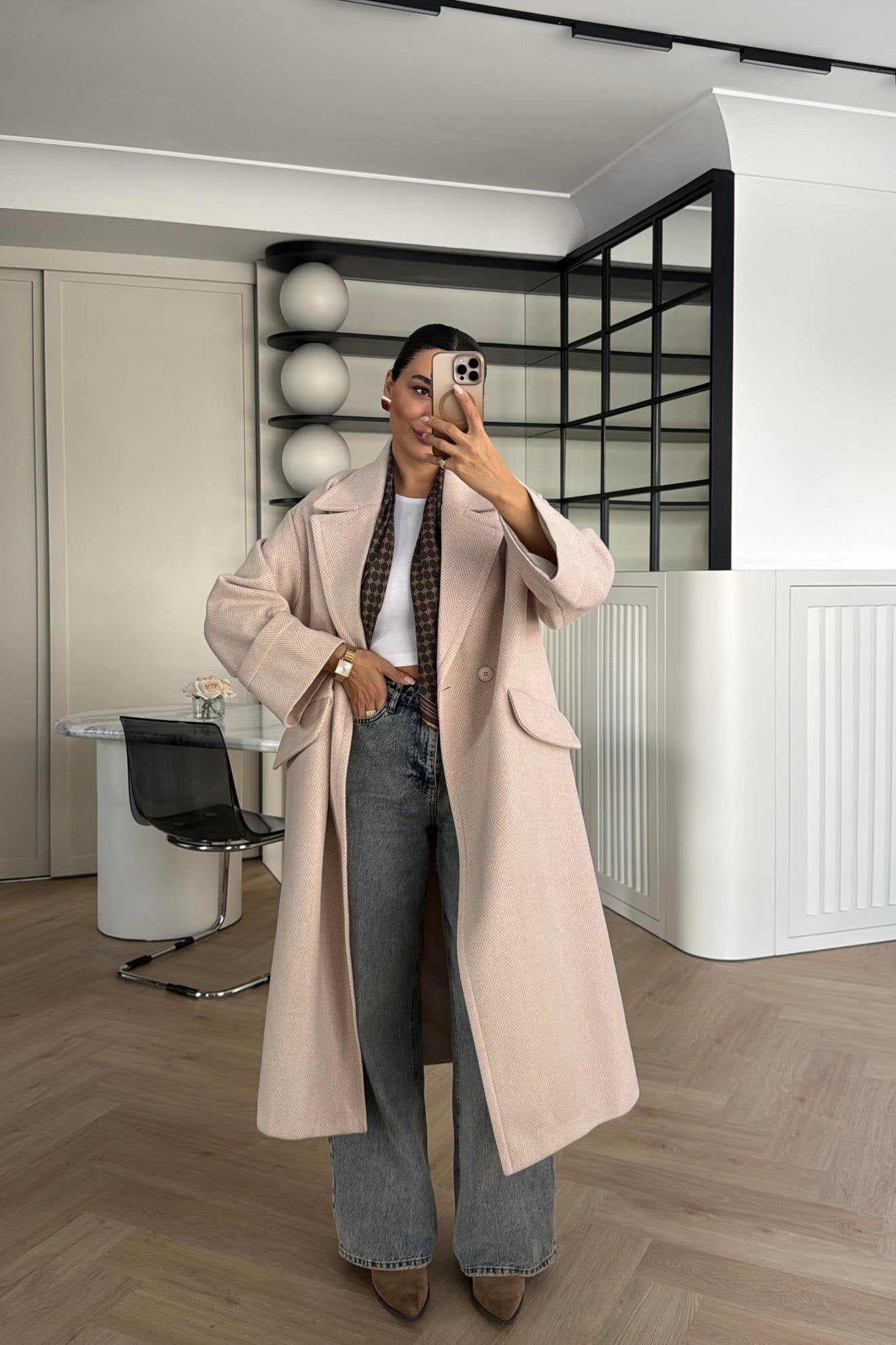 Elegancy Off White Coat