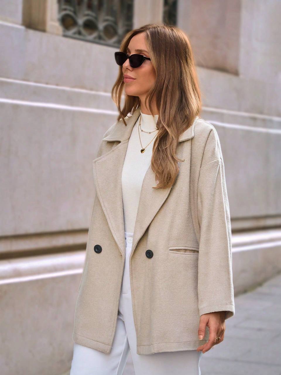 Beige Jacket