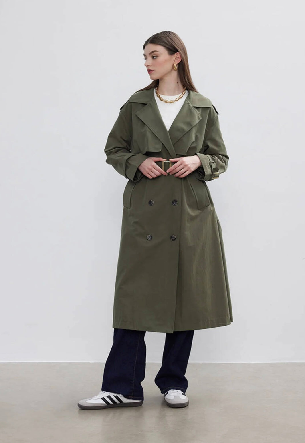 Dark Emerald Trenchcoat