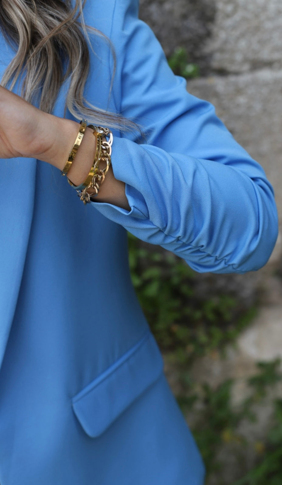 Baby blue blazer