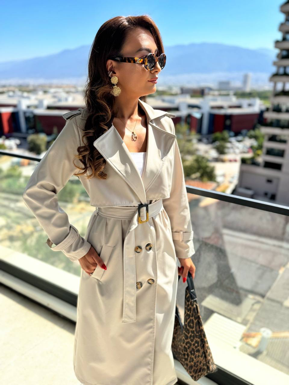 Calm Vanilla Trenchcoat