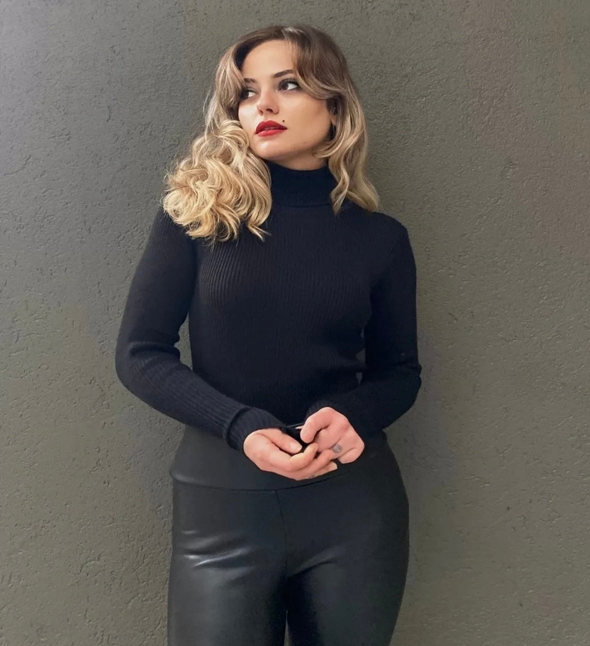 Black Turtleneck