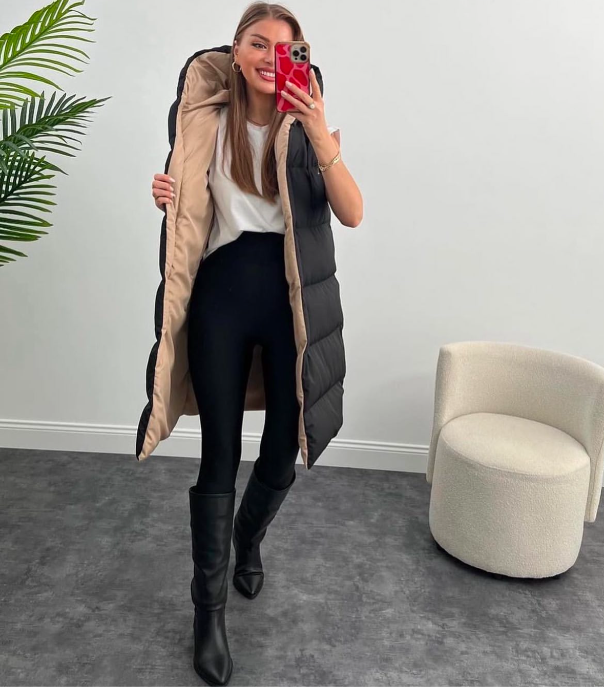 Double Face Vest Jacket