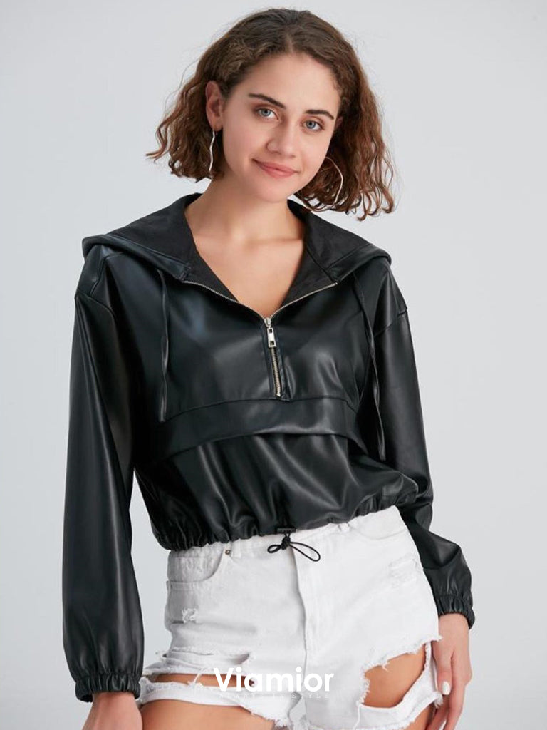Black Leather Top