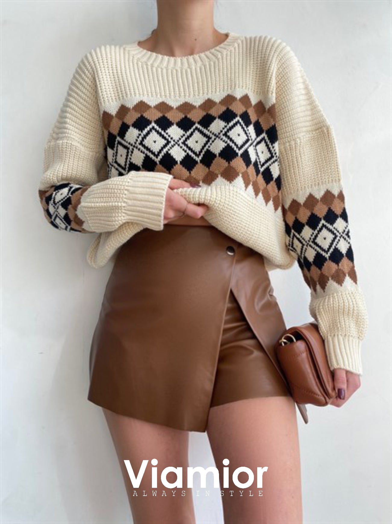 Patterned Wool Sweater