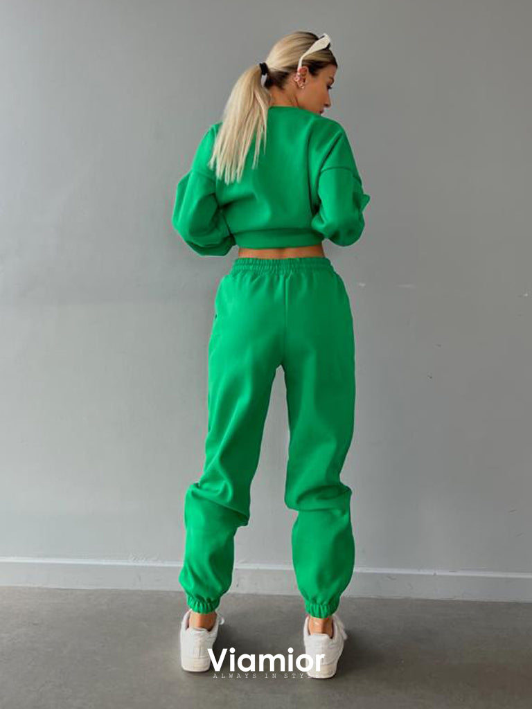 Green Tracksuit - Full Set